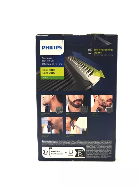 TRYMER MASZYNKA DO GOLENIA PHILIPS MULTIGROOM SERIES 3000 MG 3720/15