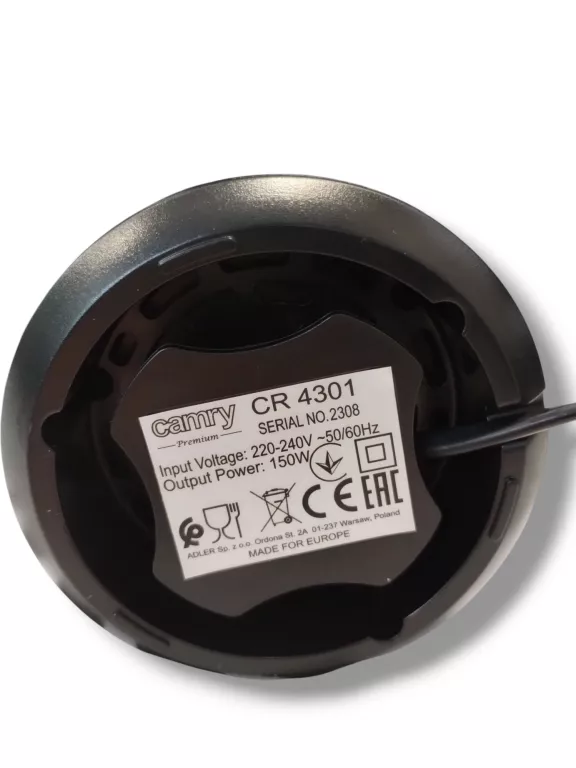 mlynek-do-kawy-elektryczny-camry-cr-4301-bg-150w-czarny-ean-gtin-5905575901378