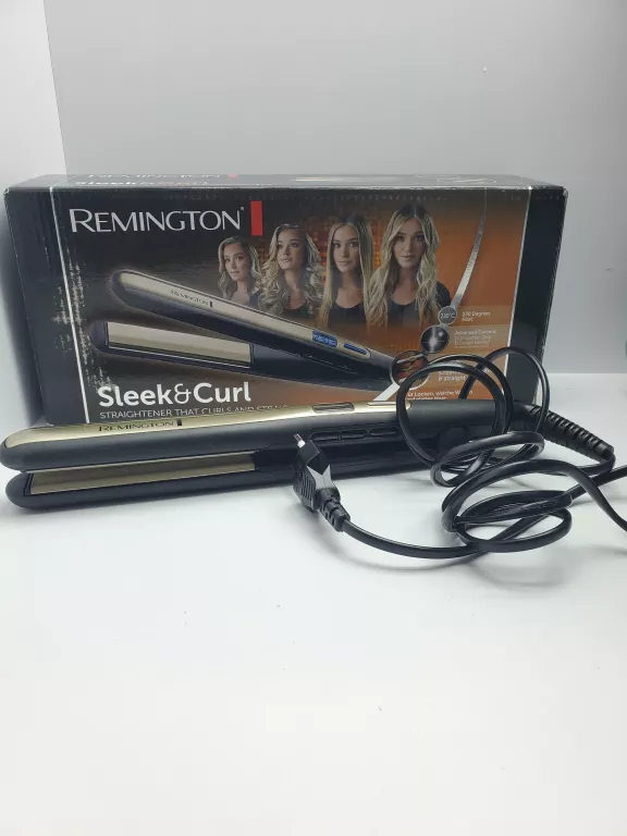 PROSTOWNICA REMINGTON SLEEK & CURL W PUDEŁKU