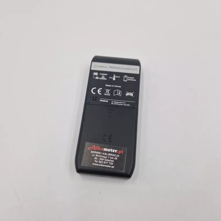 ALKOMAT PROMILER AL 8000 PLUS/ KALIBRACJA11-2024