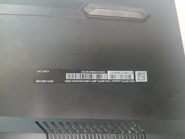 LAPTOP MSI GP 76 LEOPARD NIVIDIA RTX 3080 16GB RAM