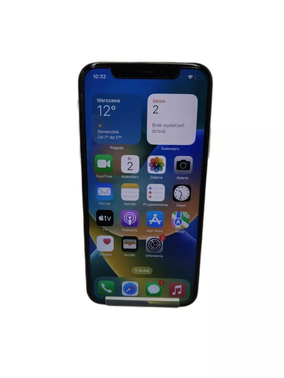 TELEFON IPHONE X 64GB KONDYCJA 99% ZBITY TYŁ NIE DZIAŁA FACE ID