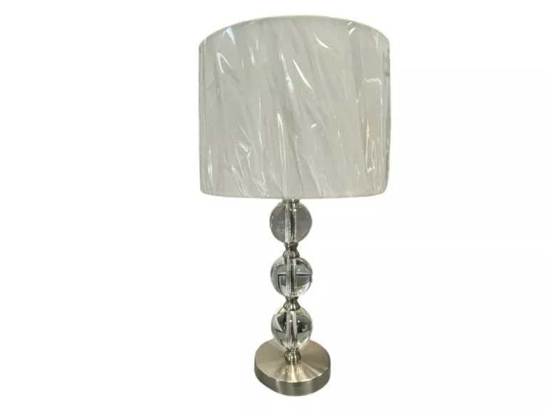 LAMPA STOŁOWA ZE SZKLANYMI KULAMI