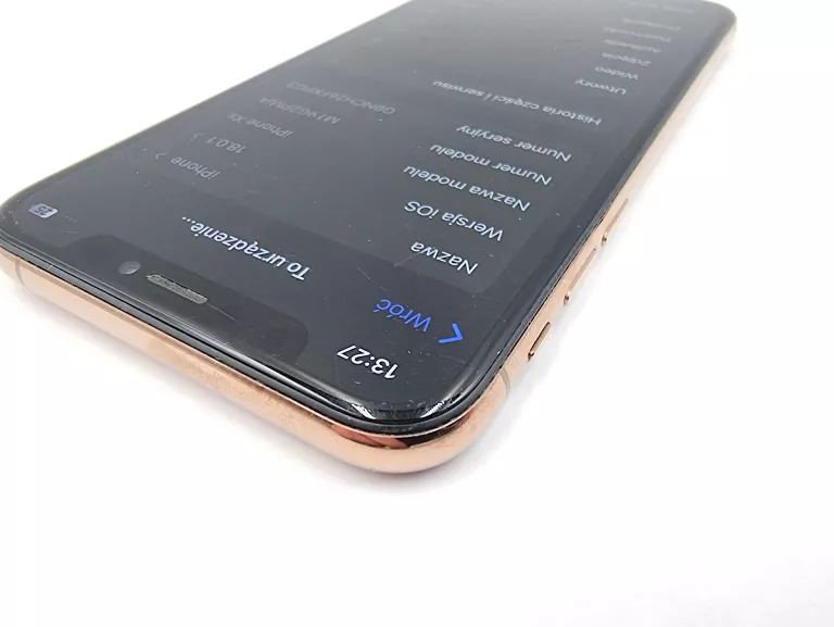 TELEFON APPLE IPHONE XS 64GB BAT.78% ZŁOTY