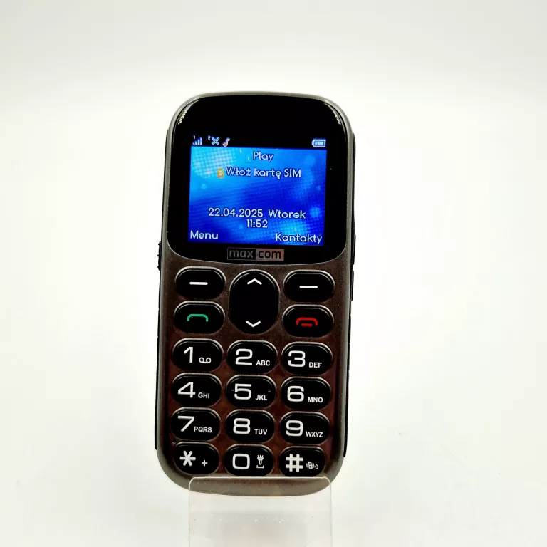 TELEFON MAXCOM MM471 BEZ SIM LOCKA