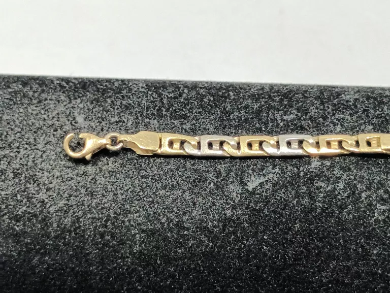 ZŁOTA BRANSOLETKA 4,76G/PR585/DŁ.14CM OPIS!