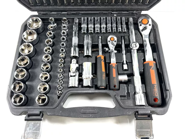 NEO TOOLS ZESTAW KLUCZE NASADOWE NASADKI TORX 1/4" 1/2" 110EL