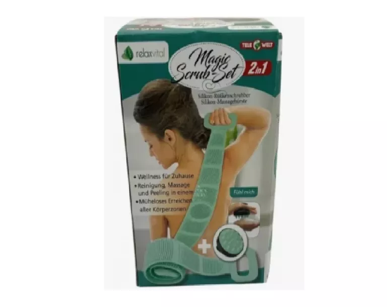 SILIKONOWA MYJKA DO KAPIELI MAGIC SCRUB SET