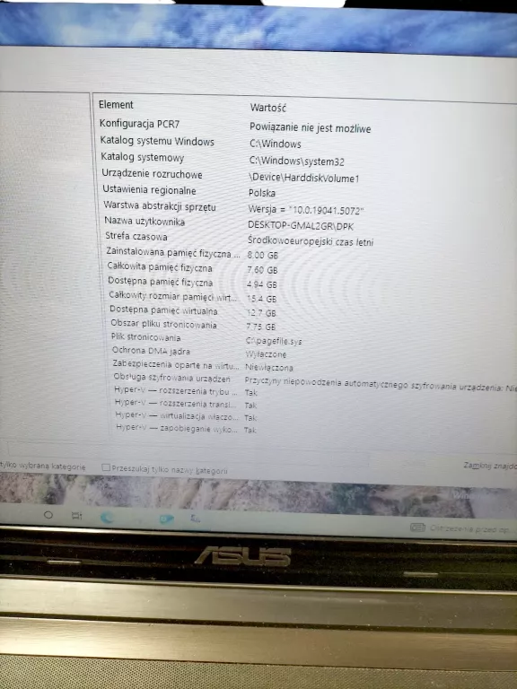 LAPTOP ASUS K53U 8/320GB