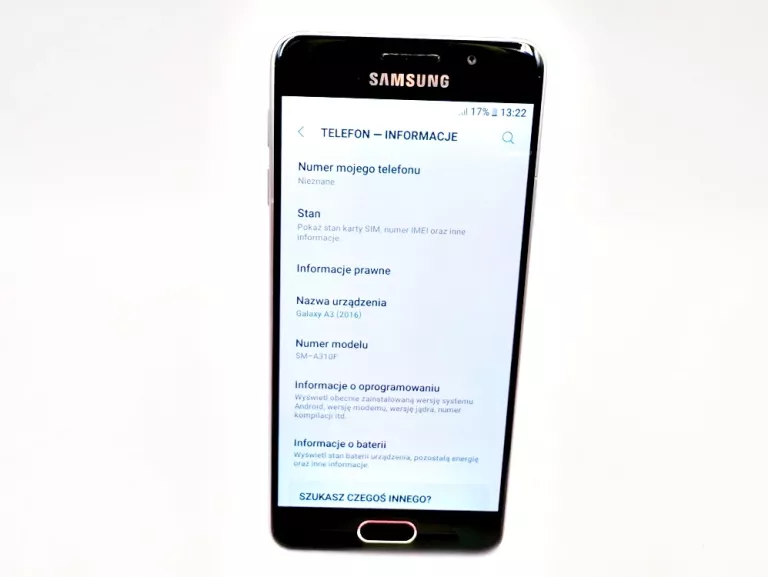SAMSUNG GALAXY A3 2016 SM-A310F CZARNY + ŁADOWARKA