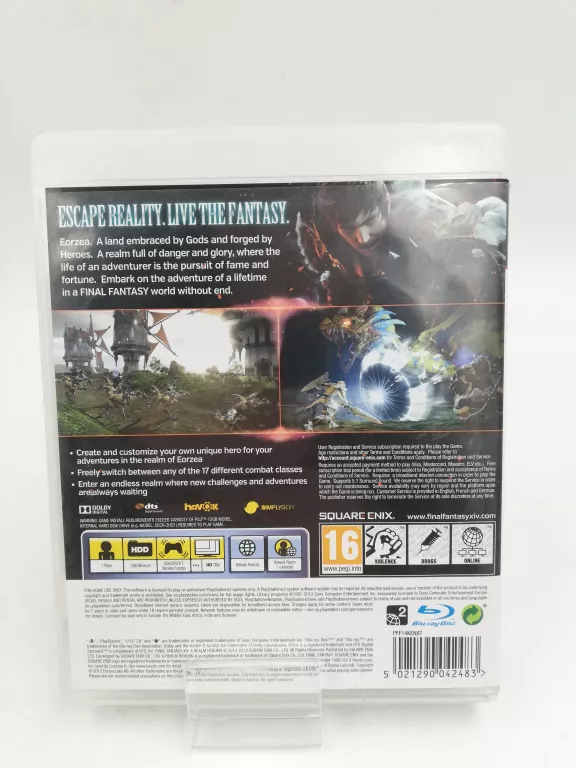 GRA FINAL FANTASY XIV ONLINE A REALM REBORN PS3