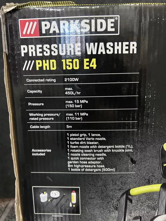 MYJKA CIŚNIENIOWA PARKSIDE PHD 150 F4 POLECAM!
