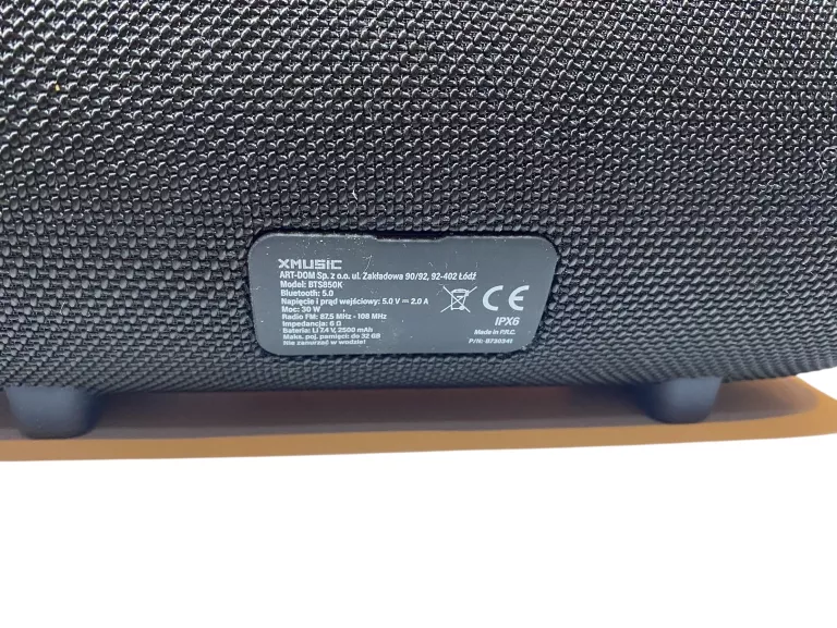 GŁOŚNIK XMUSIC BTS850K / ZESTAW