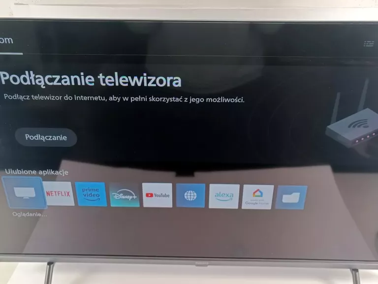 TELEWIZOR 32 CALI LED PHILIPS 32PFS6109/12 SMART TV FULL HD CZARNY