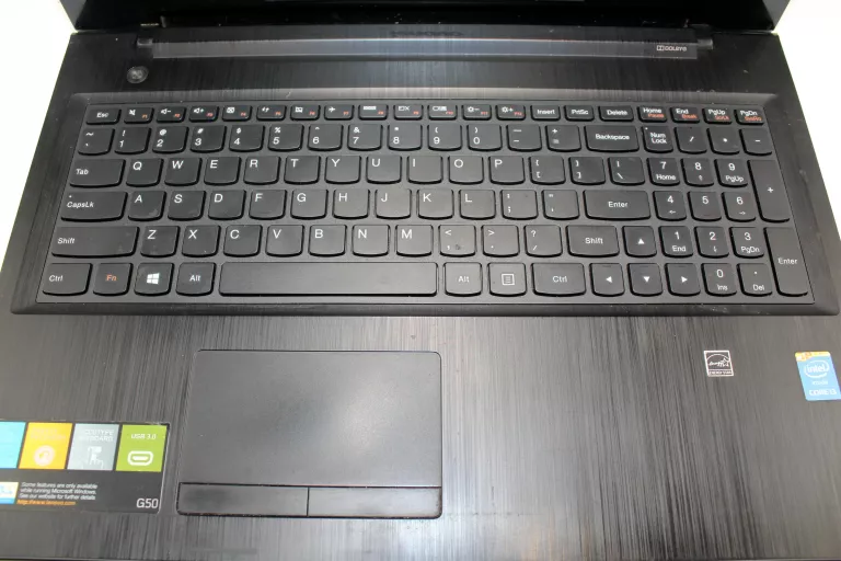 LAPTOP LENOVO G50-70 15,6 I3 4030U 4GB RAM 500GB HDD WIN 10