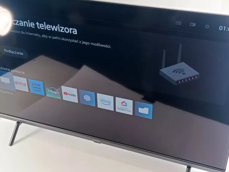 TELEWIZOR 32 CALI LED PHILIPS 32PFS6109/12 SMART TV FULL HD CZARNY