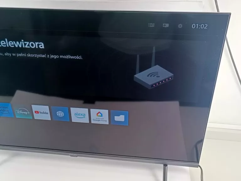 TELEWIZOR 32 CALI LED PHILIPS 32PFS6109/12 SMART TV FULL HD CZARNY