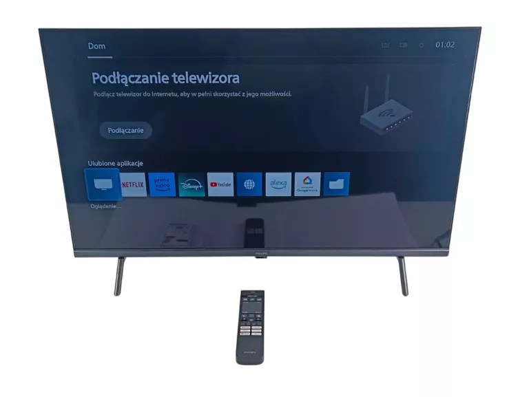 TELEWIZOR 32 CALI LED PHILIPS 32PFS6109/12 SMART TV FULL HD CZARNY
