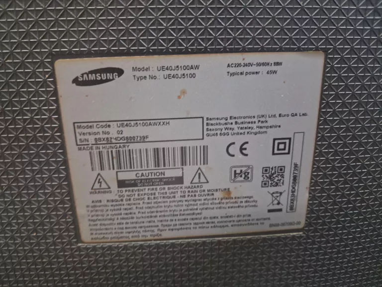 TELEWIZOR SAMSUNG UE40J5100AW