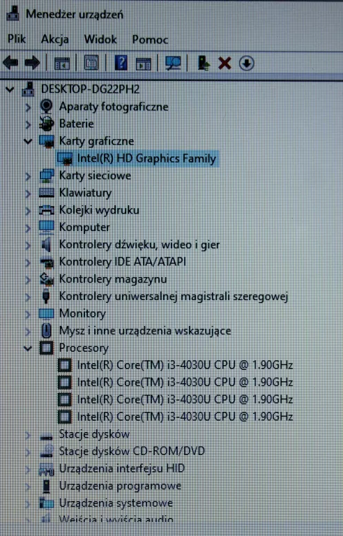 LAPTOP LENOVO G50-70 15,6 I3 4030U 4GB RAM 500GB HDD WIN 10