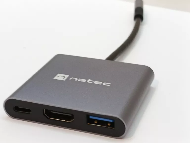 HUB NATEC FOWLER MINI 3W1 USB TYPU C 3.2 GEN. 1, PASYWNY / KOMPLET