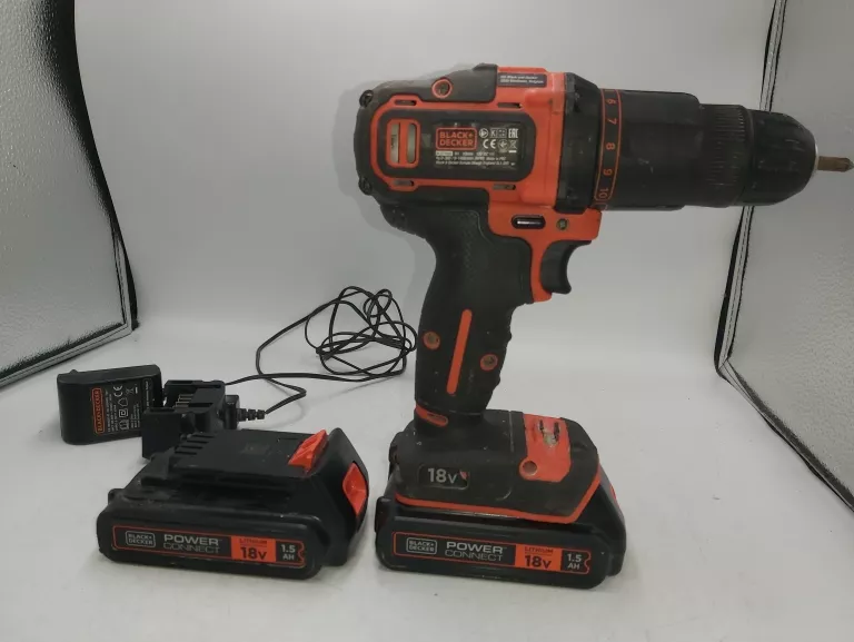 WKRĘTARKA BLACK&DECKER BCD700S + 2 AKU 1,5AH + ŁADOWARKA!!!