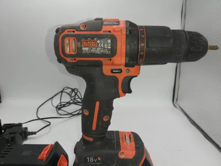 WKRĘTARKA BLACK&DECKER BCD700S + 2 AKU 1,5AH + ŁADOWARKA!!!