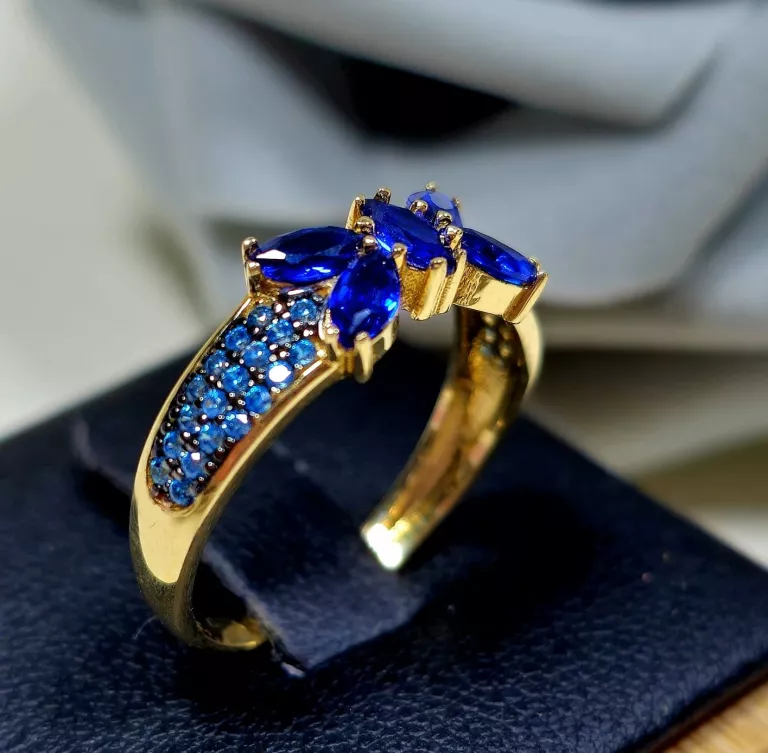 cudny-zloty-pierscionek-blekitne-i-granatowe-cyrkonie-p585-260g-r15-rozmiarsrednica-wew-mm-372-15