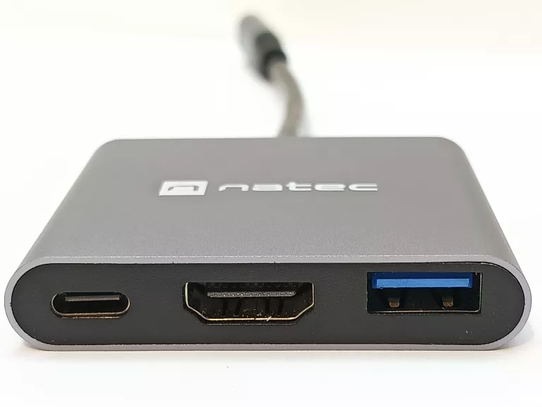 HUB NATEC FOWLER MINI 3W1 USB TYPU C 3.2 GEN. 1, PASYWNY / KOMPLET