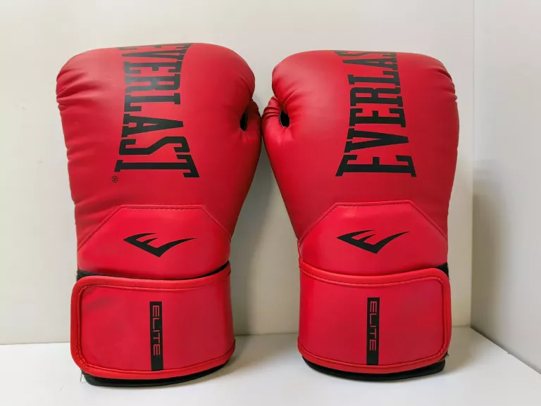 RĘKAWICE BOKSERSKIE EVERLAST ELITE CZERWONE 12 OZ