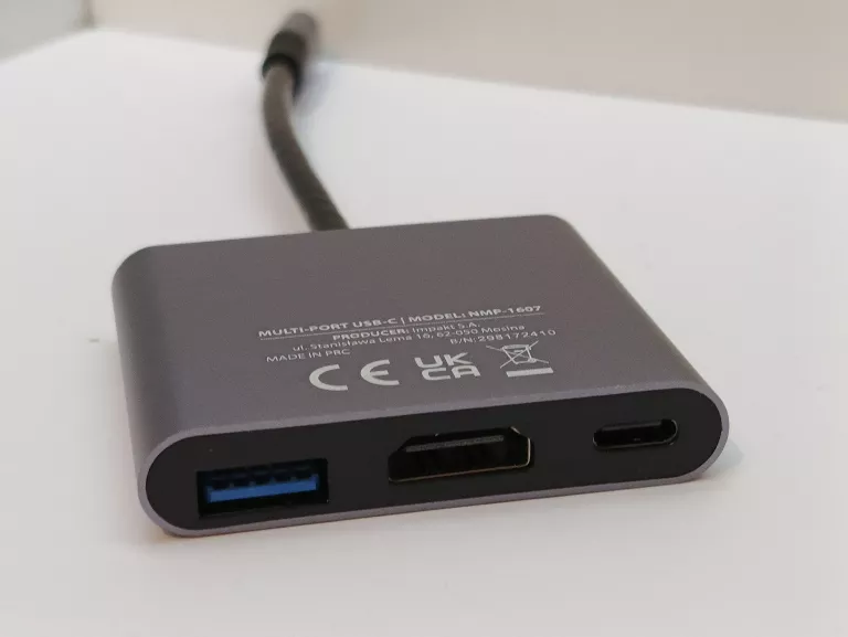 HUB NATEC FOWLER MINI 3W1 USB TYPU C 3.2 GEN. 1, PASYWNY / KOMPLET