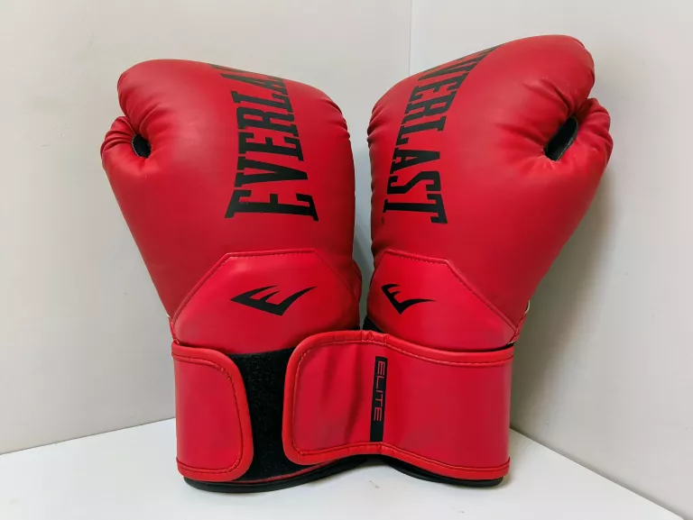 RĘKAWICE BOKSERSKIE EVERLAST ELITE CZERWONE 12 OZ