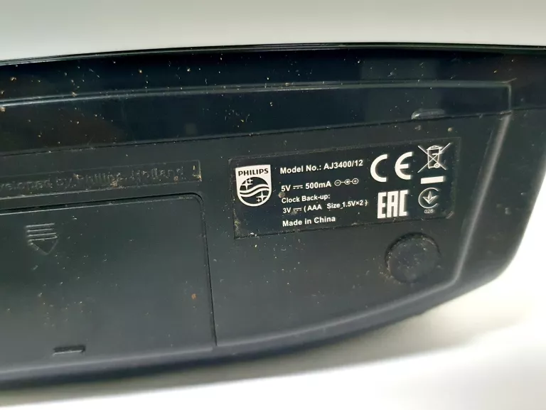 RADIO BUDZIK PHILIPS AJ3400/12 CZARNY