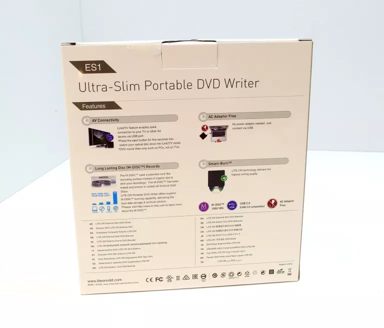 NAGRYWARKA DVD-REC LITEON ES1 BOX-W BEZEL