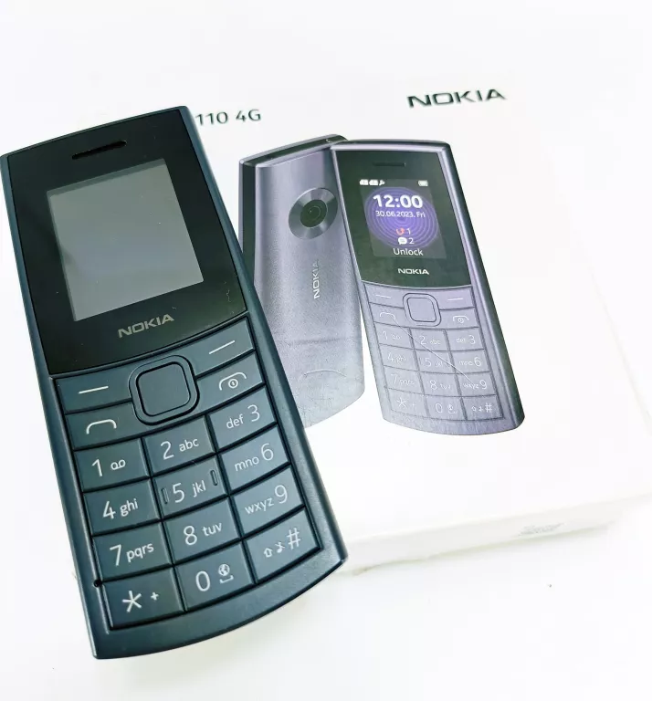 TELEFON NOKIA 110 4G + PUDEŁKO + ŁADOWARKA CZARNY IDEALNY!