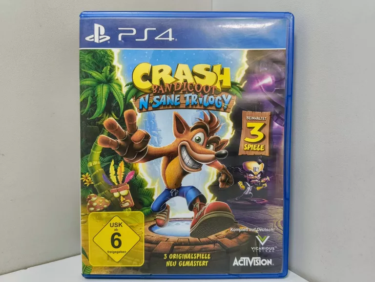 GRA PS4 CRASH BANDICOOT NSANE TRYLOGY