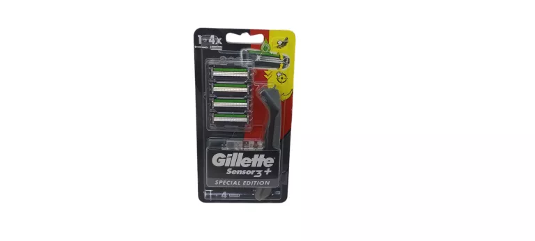 GILLETTE SENSOR RĄCZKA + 4 OSTRZA WYMIENNE EDYCJA SPECJALNA