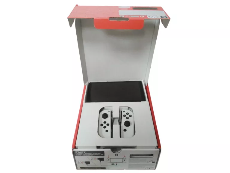 KONSOLA NINTENDO SWITCH OLED BIAŁA Z GRAMI