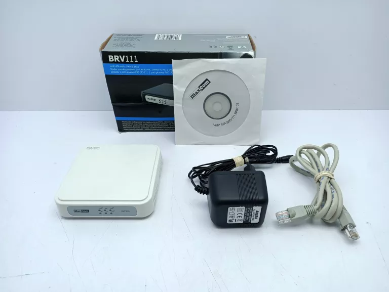 BRAMKA VOIP MAXCOM BRV111 ATA KOMPLET