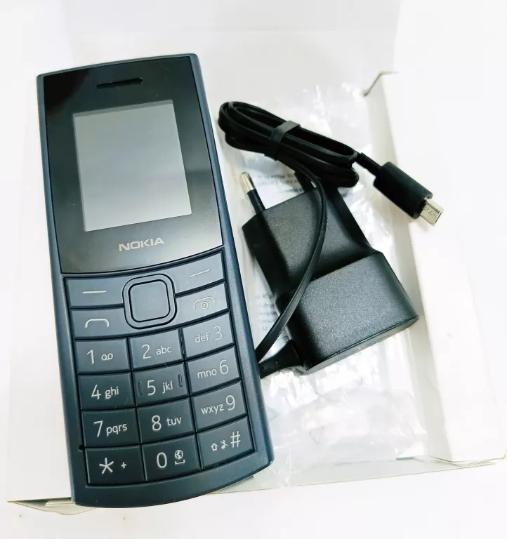 TELEFON NOKIA 110 4G + PUDEŁKO + ŁADOWARKA CZARNY IDEALNY!