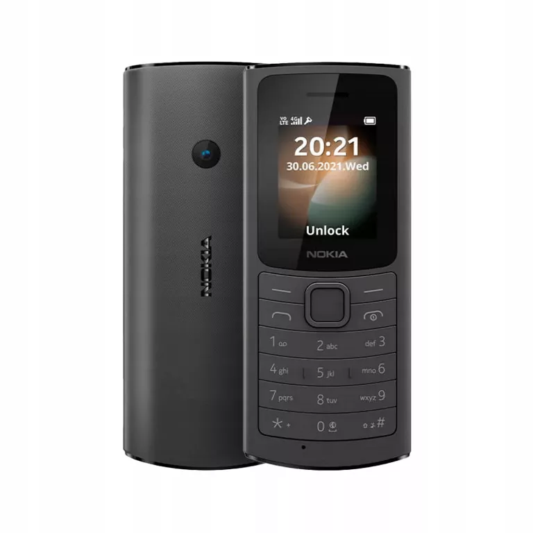 TELEFON NOKIA 110 4G + PUDEŁKO + ŁADOWARKA CZARNY IDEALNY!