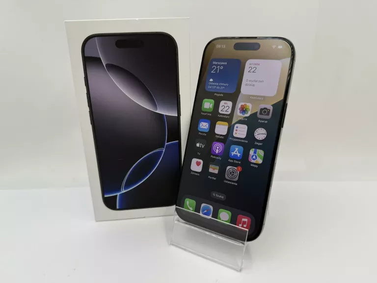 TELEFON APPLE IPHONE 16 PRO 256GB KOMPLET GWARANCJA MEDIAMARKT