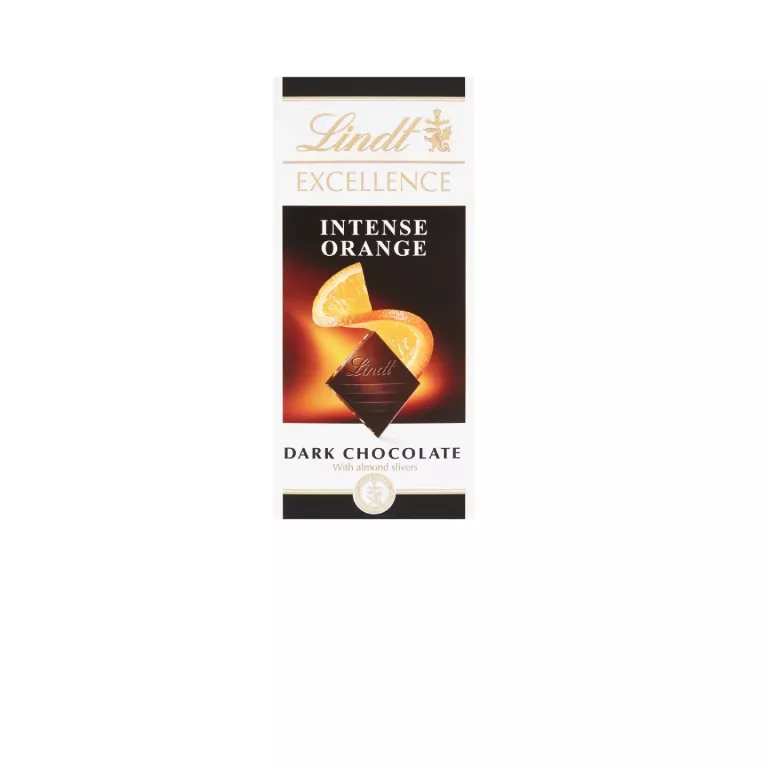 LINDT EXCELLENCE CZEKOLADA GORZKA POMARAŃCZ ORANGE INTENSE 100G