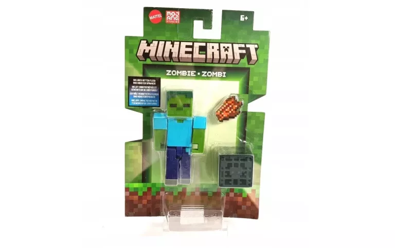 Z GRY IDEALNA FIGURKA ZOMBIE MINECRAFT GTP08 JCN44 STAN SUPER