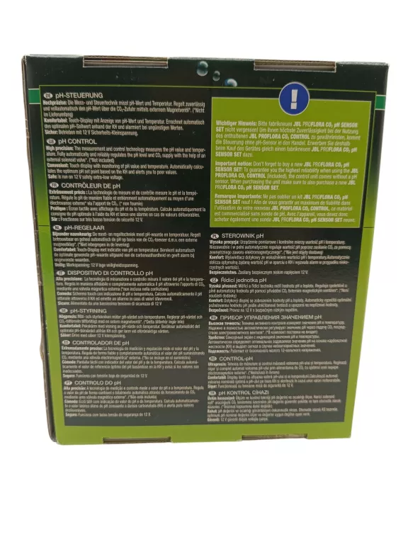 JBL PROFLORA CO2 STEROWANIE, KOMPUTER POMIAROWO-STERUJĄCY