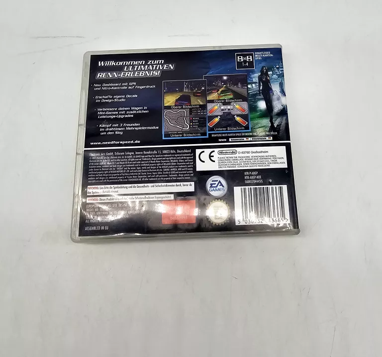 GRA NA NINTENDO DS NEED FOR SPEED UNDERGROUND