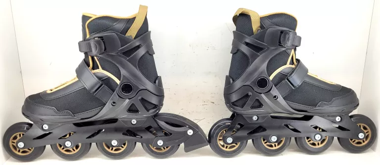ŁYŻWOROLKI NILS EXTREME ARMOUR NA22151 (ROZMIAR 39) CZARNO-ZŁOTE