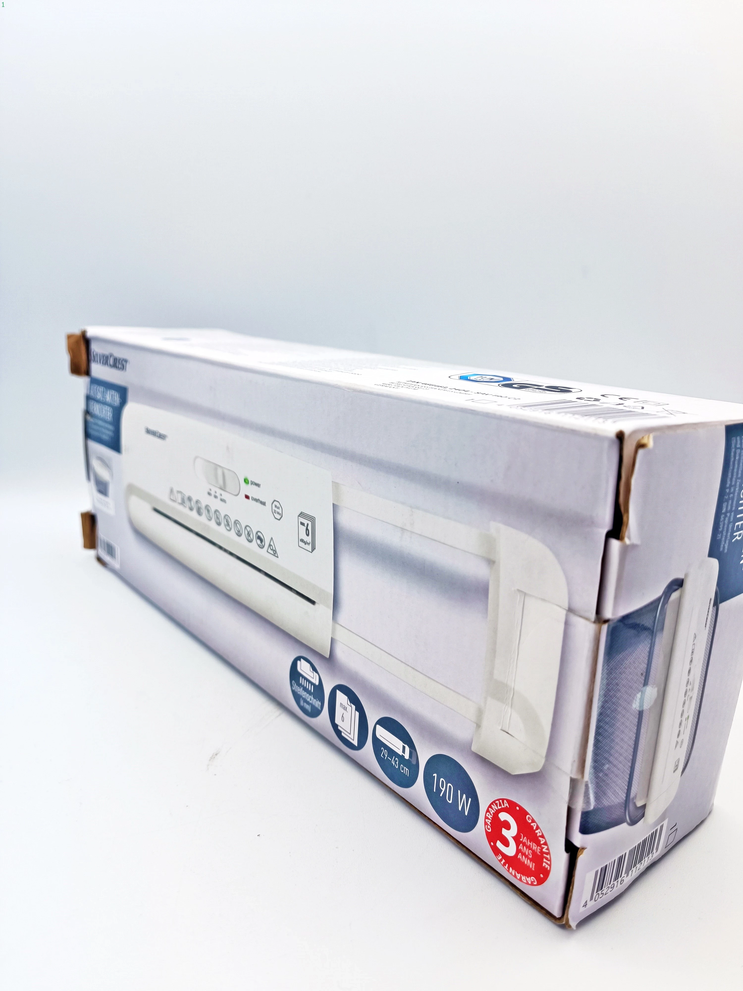 silvercrest-niszczarka-dokumentow-na-kosz-sav-190-c2-6-arkuszy-a4-stan-11323-2