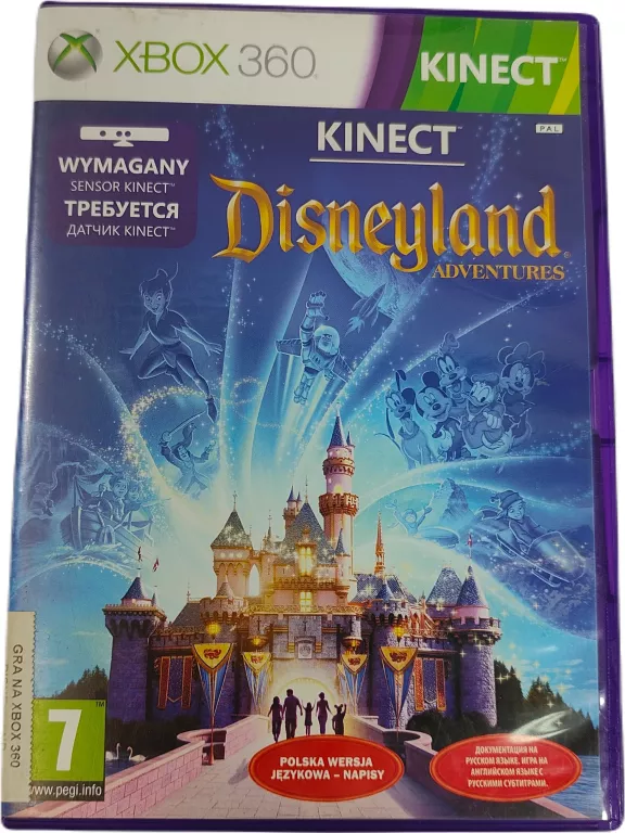 GRA NA KONSOLE XBOX 360 DISNEYLAND ADVENTURES POLSKA WERSJA JĘZYKOWA