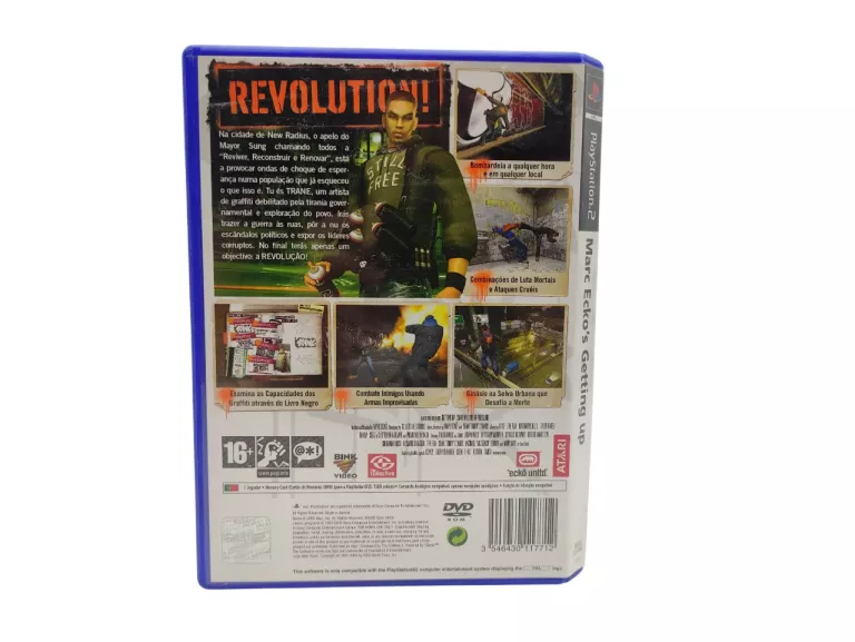 GRA PS2 MARC ECKO'S GETTING UP: CONTENTS UNDER PRESSURE